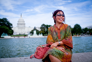 Evi Siregar is a professor at El Coegiode Mexico and is in Washington, D.C. for some business and some sightseeing.