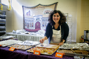 Becky Lagouros is a member of the Greek Orthodox Ladies Philoptochos Society.
 They are holding a bake sale at All Saints Greek Orthodox Church during the Ethnic Food Fest.
  She has been involved with the event for 8 years and helps to bake some of the products. 
 Her favorite is the Melomacarona, a traditional Greek cookie that ‘is to die for’.