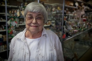 Virginia Gillespie, but only the bill collectors call her that, everyone else, including her grandchildren call her 'Sister'.
 She and her husband own The Country Shop in Hannibal, MO a great place full of collectables. 
She likes running a business in Mark Twain's hometown, but wishes more people knew what Hannibal had to offer.