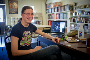 Josh Hummer is at The Game Room in Washington, IL.  He said it is a great place to hang out, which is a good thing 
because he lives upstairs. Some of his favorite games are Dungeons & Dragons and Naval Combat games.