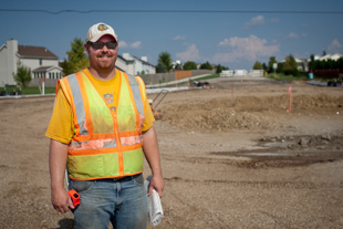 Mitch Wedell of Germantown Hills is a Civil Engineer with Farnsworth Group.
 This site will soon be a roundabout at Hickory Grove and Allen Road.