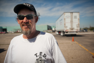 Phil Foley from Rockford, IL is a student at Premier CDL Training Services. He said learning to drive a truck and seeing the country is on his bucket list.  ‘Anybody who takes this course will have a new appreciation for truck drivers’ he added.