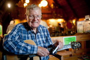 Bert Barnett has played at the Old Time Country Jam at Forest Park Nature Center for longer than he can remember. 
 He does it because he loves the music, ‘we grew up on a farm in central Illinois, it was all we knew’.