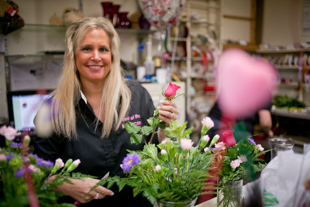 Lynnette D. Hacker is the owner of Georgette’s Flowers in Peoria, today is their busiest day of the year. 
 She has made more than 75 bouquets the last few days. The store will send out more than 250 deliveries.