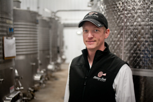 Rory Conner is the executive director at Kickapoo Creek Winery on the grounds of the Angus farm he grew up on.  He and his wife Mary moved back from Chicago to help with the family business, ‘I think it surprised all of us, how fast the winery would grow’, he said.  Now they are in the process of expanding to a new restaurant in downtown