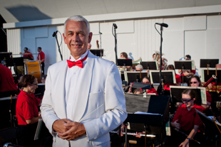The Peoria Municipal Band is celebrating its 75th anniversary and David Vroman has been the director for 22 years.
 He enjoys working with the 115 full and part-time musicians.