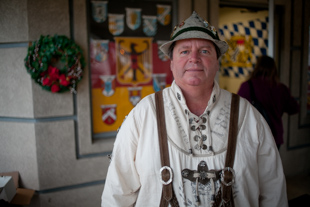 Jeff Pulfer is the chairman of this year’s Kristkindlmarkt at the Lindenhof. This is the third year 
for the Peoria German-American Society’s holiday event which consists of food, music, and crafts.
