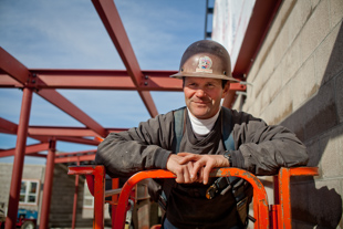 Danny Van Buskirk is an Iron worker and owns Van Buskirk Construction Company. 
 He likes to build things and work with his hands, though running a business has upsides and down.