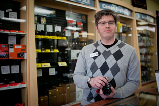 Brent Perkins started at Peoria Camera Shop in 1999, for what was expected to be a 1 year job,
 in the digital camera section. Turns out digital photography had staying power and so did Brent.
 He likes the challenge of the ever expanding technology of digital photography.