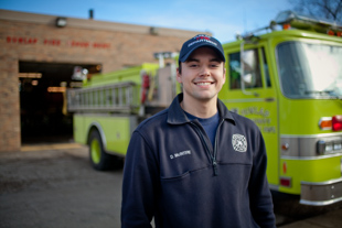 David McIntire is an EMT and Firefighter for the Dunlap Fire Department.
 He was drawn to becoming a firefighter because a friend of his family and role model of his is a firefighter.
