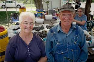George and Vera Piazza have run their vineyard in Saint James, MO for more than 60 years. 
It has been in George’s family since 1927, ‘when they built route 66’.