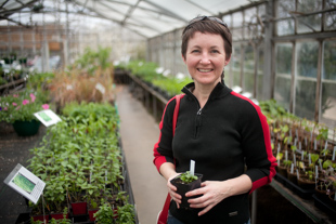 Trish Redman shops for her garden plants every year at the Luthy Botanical Garden's Spring Plant Sale. She said she likes supporting the community and non-profits, ‘I could shop at retail stores, but I would rather shop here’