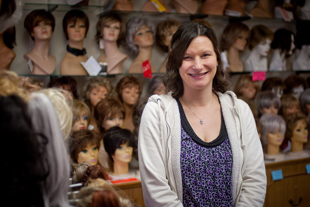 Alicia Vermeulen works at her Grandmothers store, Ferdinand’s Wigs, the business has been in the family for 50 years. 
She says about half of her customers are cancer patients and it is rewarding to help people 
feel confident and better about their appearance, ‘sometimes they even give me a hug’.
